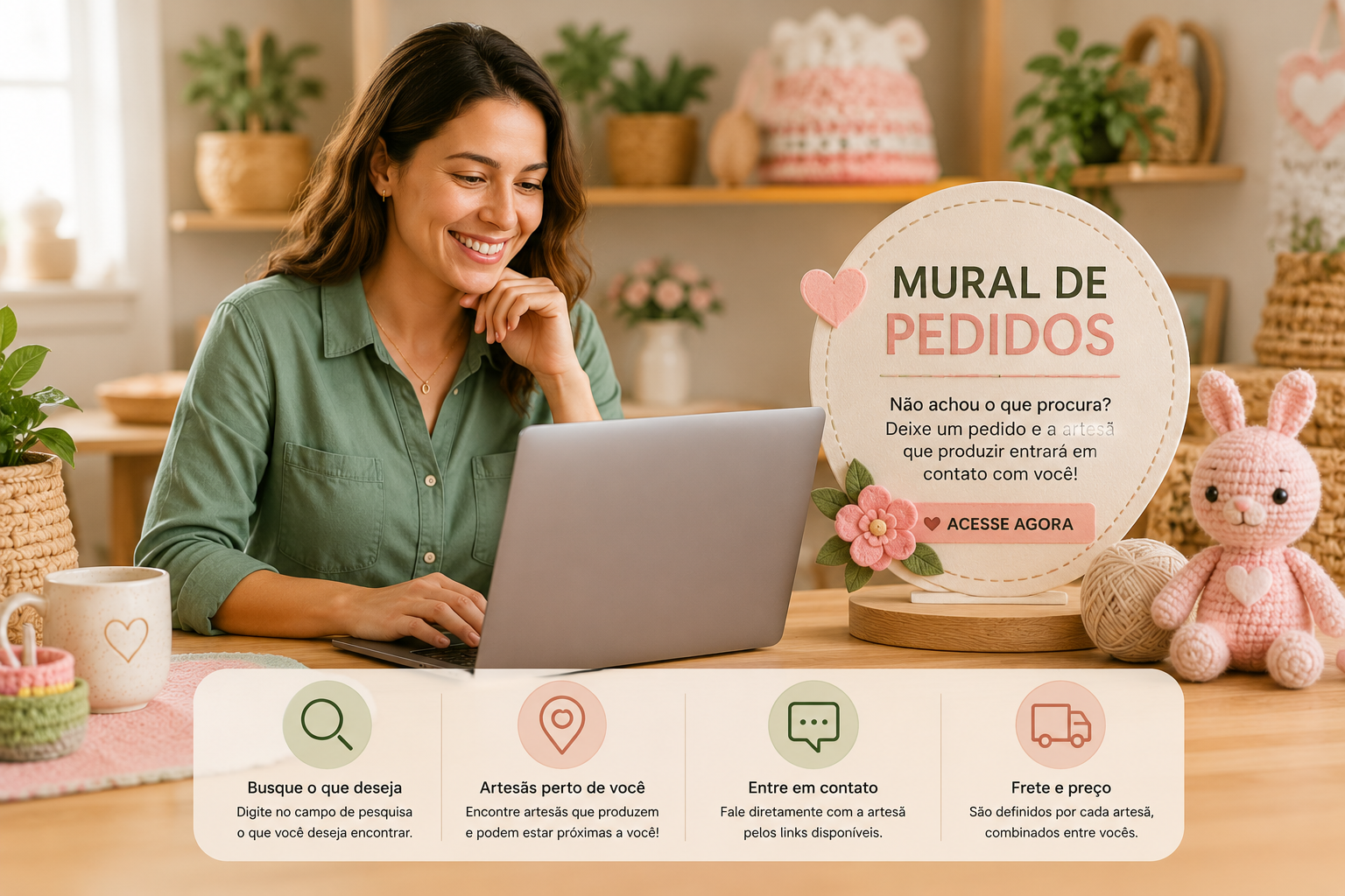 Mural de Pedidos da Criativas Brasil