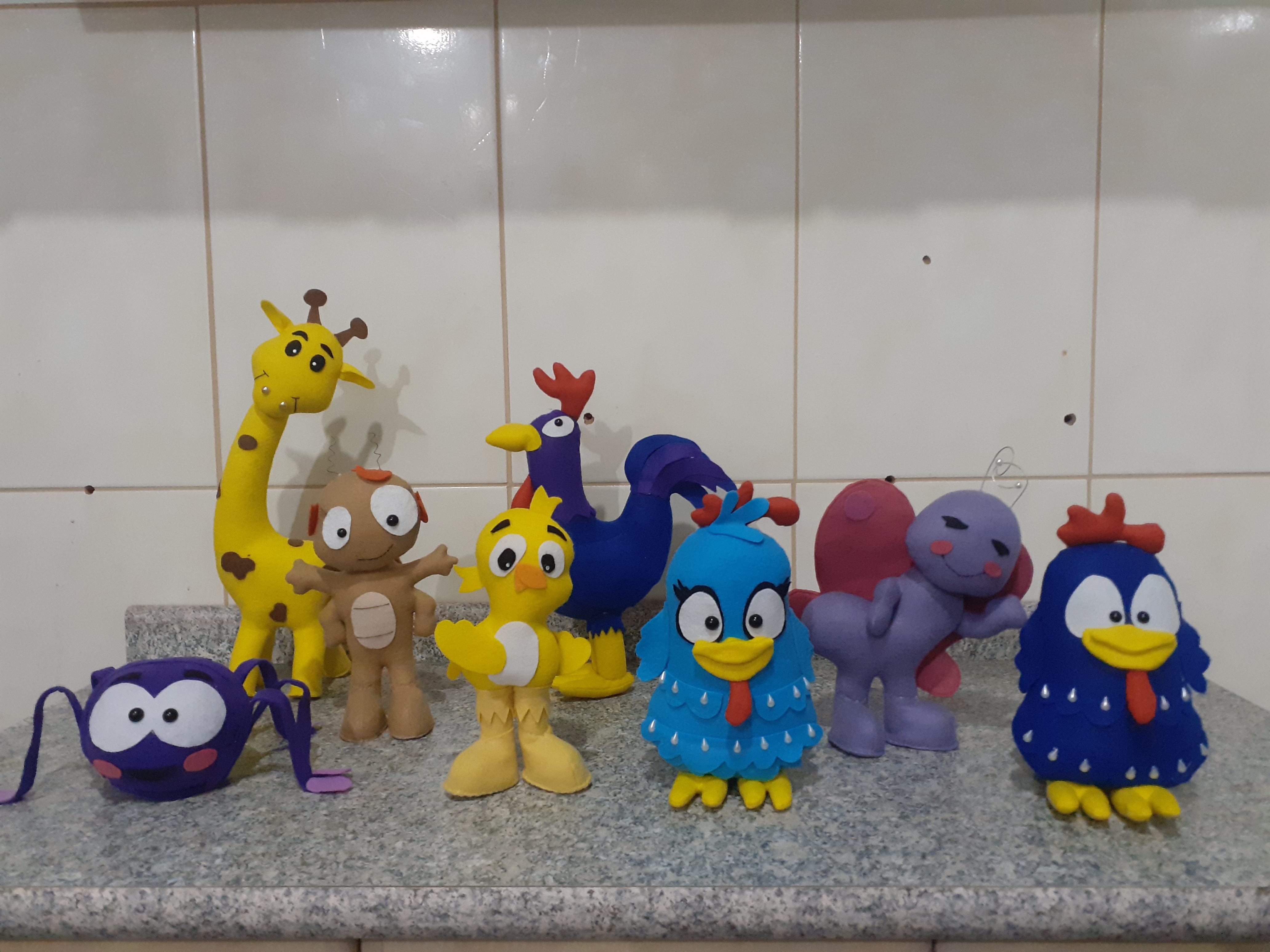 Kit galinha pintadinha