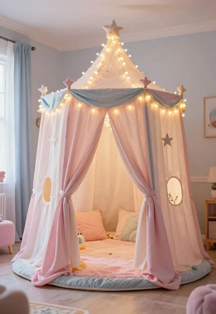 Tenda/ cabana nfantil Boho chic