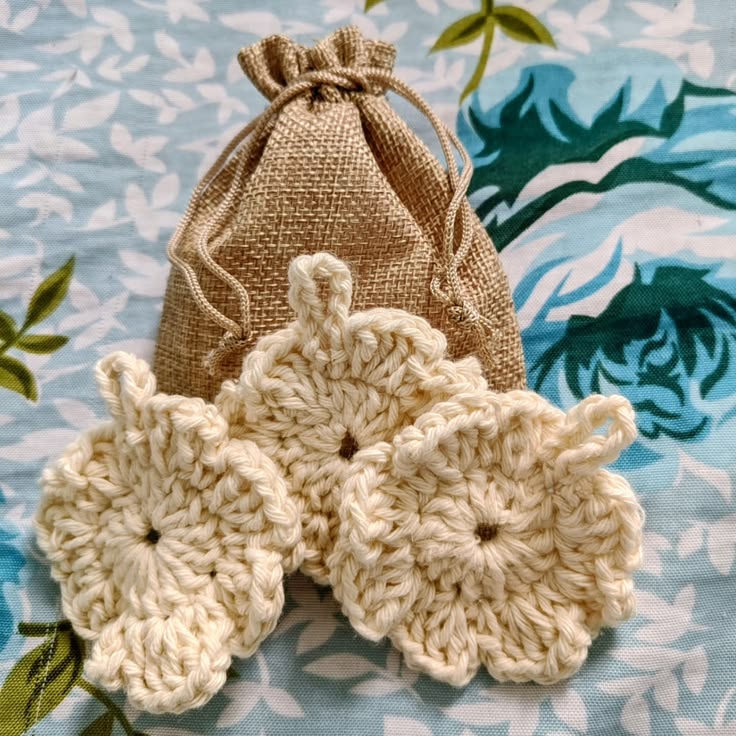 Trio de ecopads de algodão