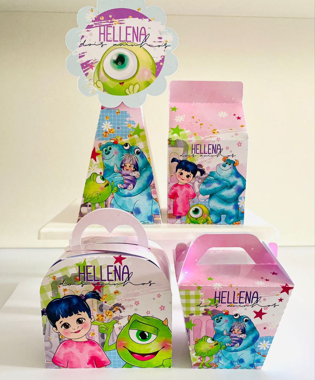 Kit Festa Lembrancinhas Personalizadas Monstro S.A 20 itens