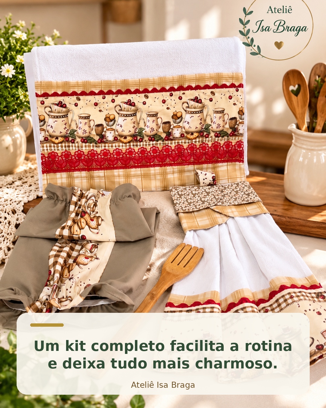 Kit artesanal de cozinha