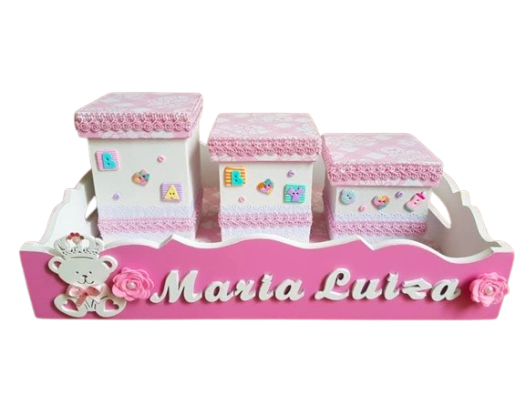 Kit higiene para bebê.
